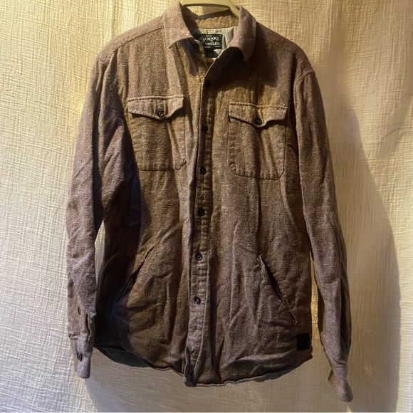 Brown Quilted Shacket - Picture 1 of 4